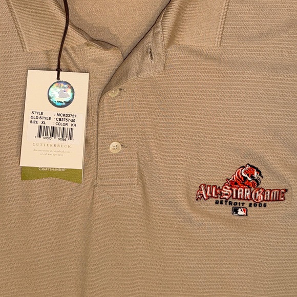 Cutter & Buck Other - Cutter & Buck MLB All-Star Game 2006 Polo Shirt Men’s XL NWT Detroit Tigers